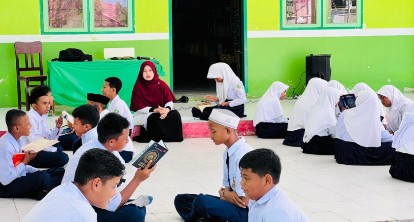 Membumikan Al-Qur'an, MTsN 1 Pohuwato Jadikan Literasi Alquran sebagai Program Rutin