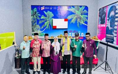 Kakanwil Kemenag Resmikan Studio Baraba, MTsN 1 Pohuwato Siap Mengudara